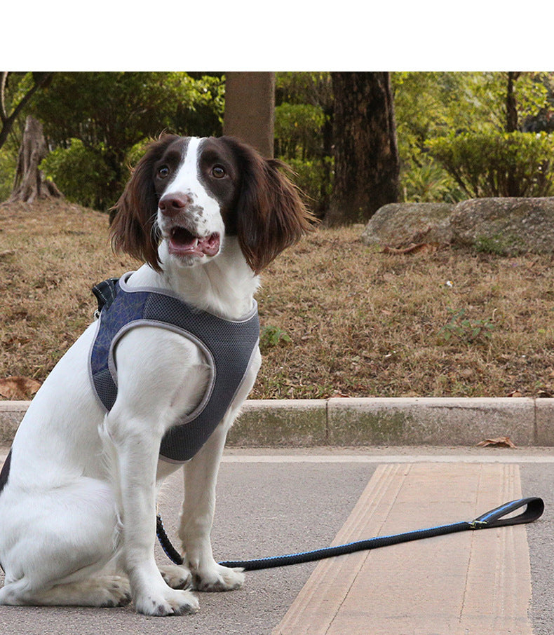 Bullfight Dog Leash Vest Pet Harness