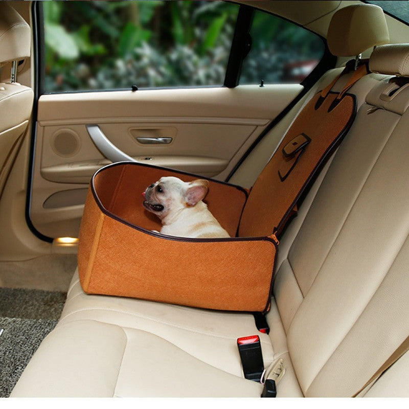 Dual-purpose Retro Pet Car Seat Mat