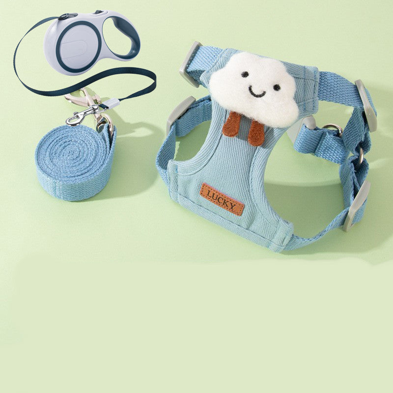 Anti-breakaway Chest Harness Cat Leash