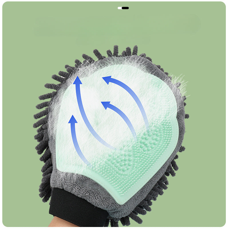 2-Sided Bathing & Massage Glove