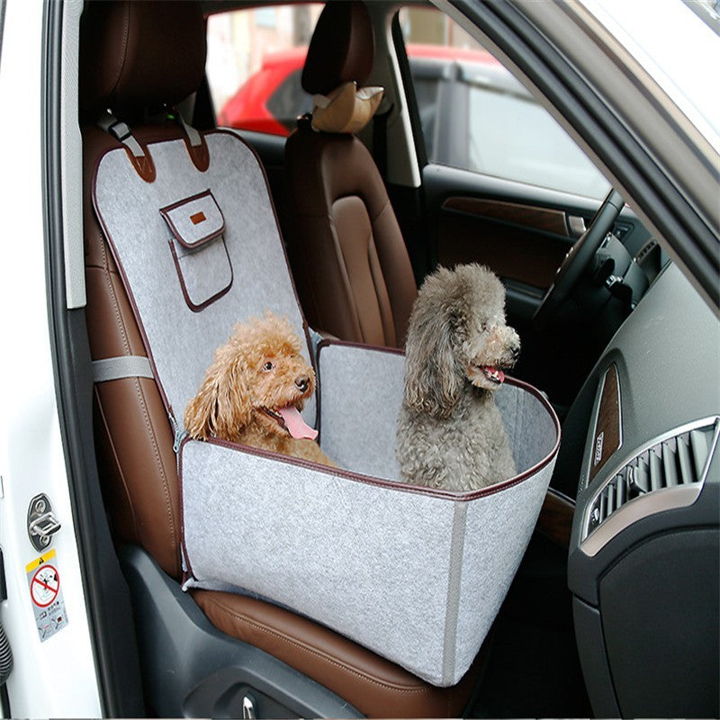 Dual-purpose Retro Pet Car Seat Mat