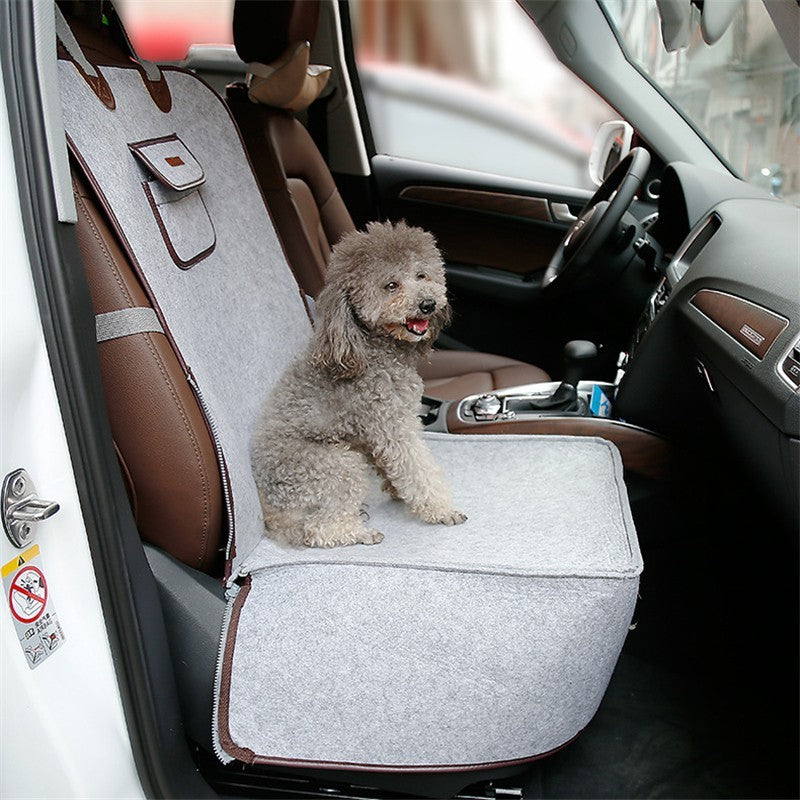 Dual-purpose Retro Pet Car Seat Mat