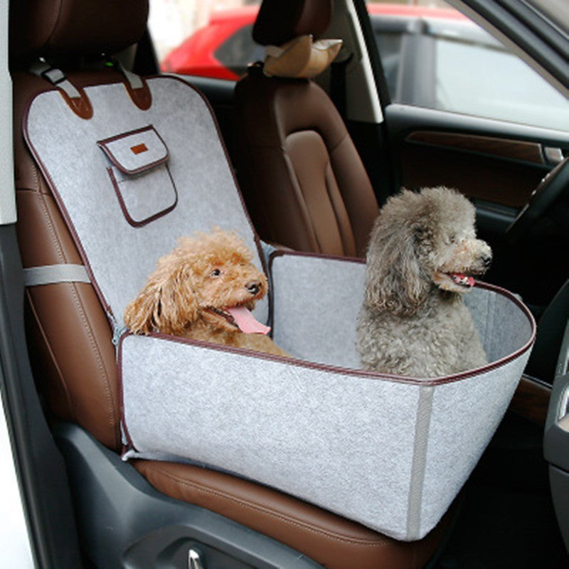 Dual-purpose Retro Pet Car Seat Mat