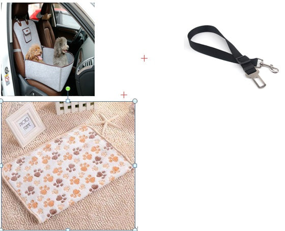 Dual-purpose Retro Pet Car Seat Mat