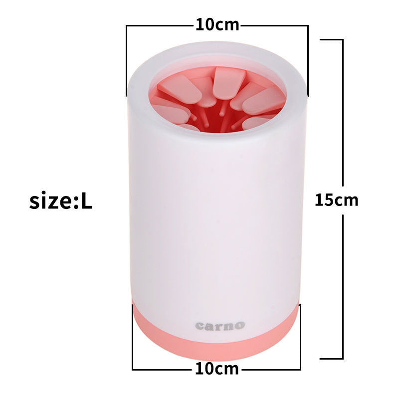 Portable Silicone Pet Paw Cleaner Comb