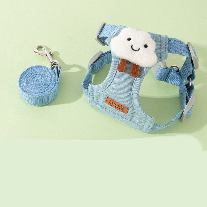 Anti-breakaway Chest Harness Cat Leash
