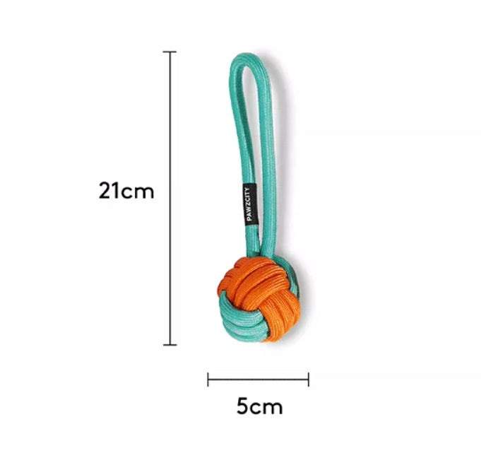Interactive Pet Dog Knot Toy