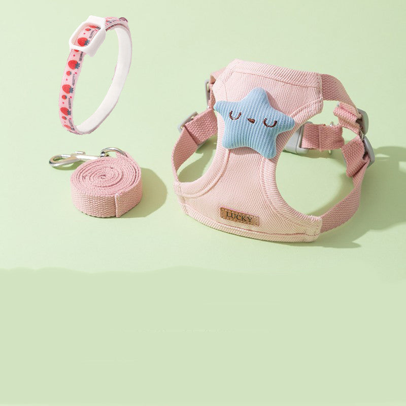 Anti-breakaway Chest Harness Cat Leash